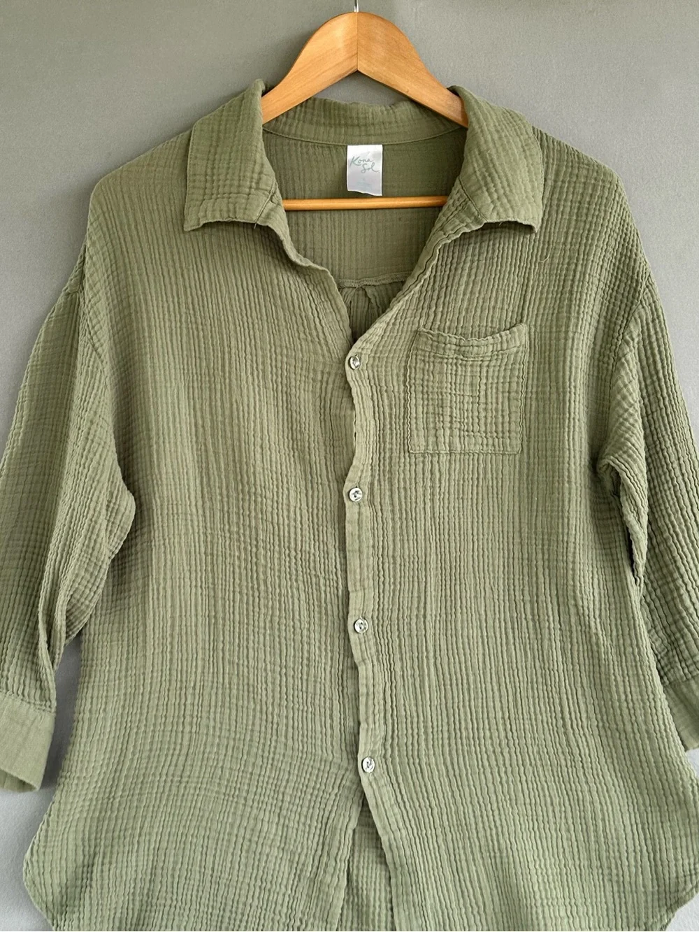 🎉5 for $45🎉 Kona sol swim cover up shirt top size s